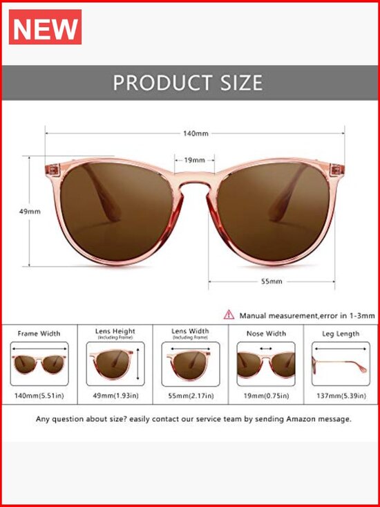 Premium Vintage Round Sunglasses Trendy Retro Style UV400 Polarized Lightweight main image 5